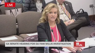 DA Fani Willis Georgia Senate hearing touches on authorization of Trump election special councils