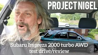 Classic Subaru Impreza Turbo AWD test drive/review.