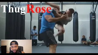 Rose Namajunas Open Workout (With Pat Barry) | Reaction | Olehbra Tv