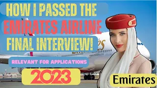 How I Passed My Emirates Cabin Crew Final Interview - First Time! | Insider Tips - PART 4