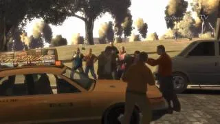 GTA IV messing with pedestrians 11 (Bloopers, glitches and funny moments)