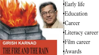 The Fire and The Rain by Girish Karnad in kannada B.com@okstudy2049
