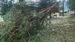 Thursday's hail storms leave damage across the Inland Northwest Thursday