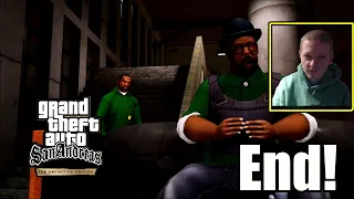 CJ Confronts Big Smoke Final Mission End Of The Line-  GTA San Andreas Definitive Edition Ending