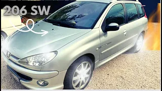 J’achète une Peugeot 206 SW QUIKSILVER a 500 euros !