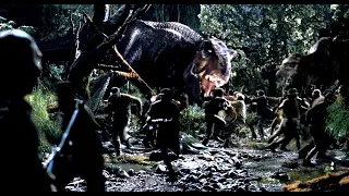 Un T-Rex en el campamento | The los World: Jurassic Park (1997) | 60FPS