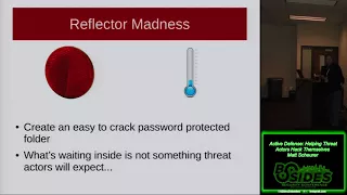 W04 Active Defense Helping threat actors hack themselves Matt Scheurer