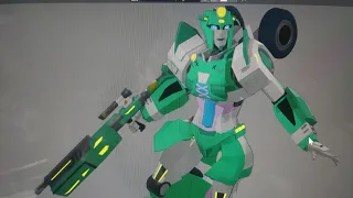 Transformers Moonracer in Blender 2.9