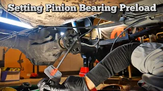 Setting Pinion Bearing Preload / Rotating Torque / Chrysler 8.25 differential / Dodge Ram Jeep / xj