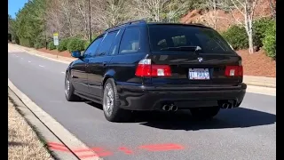 2003 BMW M5 (E39) Touring/Wagon: Launch and Drive-By Exhaust Nirvana