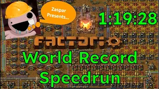Factorio Any% World Record in 1:19:28