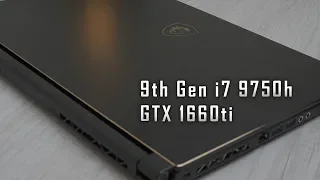 2019 MSI GS65 9th gen i7 9750h and GTX 1660ti Review