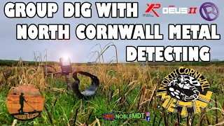 GROUP DIG WITH NORTH CORNWALL METAL DETECTING | XP DEUS 2 | TREASURE HUNTING UK