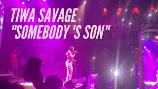 TIWA SAVAGE singing "SOMEBODY'S SON" at The Fillmore DC 💫🔥