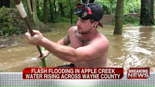 BREAKING: Apple Creek, OH - Dramatic Flash Flooding