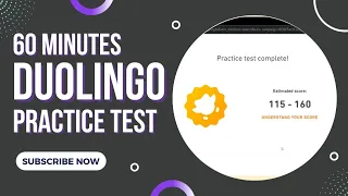 60 MINUTES Full Duolingo English Practice Test | Test 20 | With answers | International Students