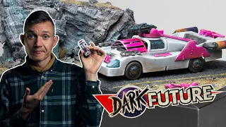 Painting a tiny car from 1980's GW game Dark Future - and building a diorama