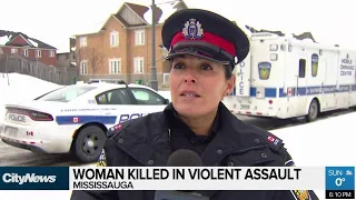 Woman killed in violent assault in Mississauga.