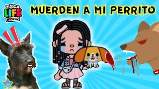 Un PERRO PELIGROSO MUERDE a mi PERRITO en Toca Life World