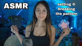 ASMR | Setting and Breaking the Pattern (fast taps & scratches)