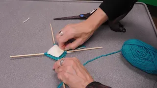 Create with Weaving: Yarn and Bamboo Skewers