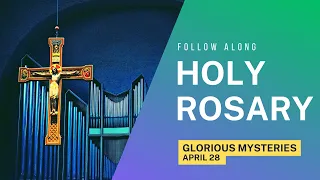 Sunday's Rosary -- GLORIOUS Mysteries -- Follow Along 💙 Virtual Rosary Mysteries