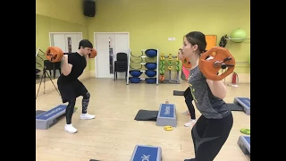 Workshop от Валерия Фомина 💥PUMP тренировка с мини-штангами + ABS«мощный пресс» + Stretching💥