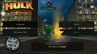 The Incredible Hulk: Ultimate Destruction [PS2] UHD 4K60ᶠᵖˢ (CHALLENGE MISSION 8)