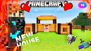 NEW HOUSE IN MINCRAFT PE IN TELUGU