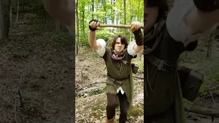 I messed up a little in more ways than one. #robinhood #menintights #cosplay #bigjackfilms