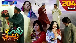 Zahar Zindagi - Ep 204 | Sindh TV Soap Serial | SindhTVHD Drama