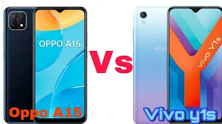 oppo a15 vs vivo y1s|speed test 4/64 vs 2/32|help & setting|view apps|phoe vs phone
