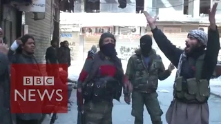 Syria: Islamic State video claims Yarmouk capture - BBC News