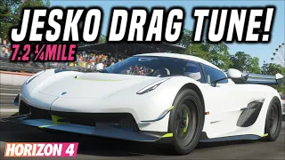 FH4 | 1600HP Koenigsegg Jesko Drag Tune | 7.291 Second 1/4Mile!