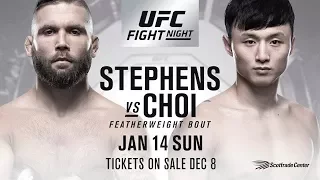 UFC Fight Night 124 Jeremy Stephens v Doo Ho Choi Predictions