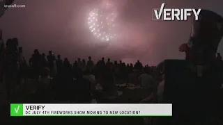 VERIFY: Is DC's annual 4th of July fireworks show being moved from Lincoln Memorial Reflecting Pool?