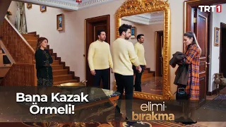 Azra ve Şirin, Cenk ile Ersoy'a aynı renk kazak örüyor. 😅 - Elimi Bırakma 59. Bölüm