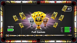 8 Ball Pool - From 1st Match to 47TH Match in Aces of Pool Showdown Cup [FULL GAMES] GamingWithK