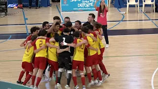 Resum Final Catalunya infantil masculí - Galícia (Final Campionat d'Espanya de Futbol Sala)