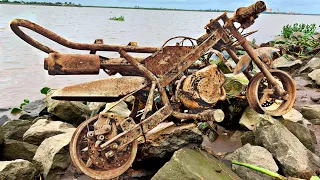 Restoration Kawasaki Ninja Minibike - Restore Abandoned rusty Minibike