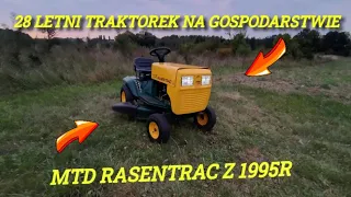 Nowy nabytek czyli traktorek Floraself Rasentrac by MTD z 1995r/prezentacja i testy pierwsza naprawa