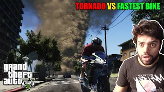 Escaping Tornado In The Fastest KAWASAKI NINJA H2R In The World | GTA 5 GAMEPLAY #16