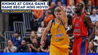 Khimki at CSKA Game 1 Mini-Movie Euroleague playoff [khimkibasketTV]