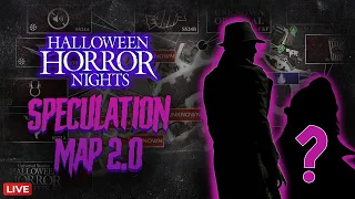 Halloween Horror Nights 2024 Livestream | Speculation Map Version 2 Breakdown