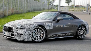 2022 MERCEDES-AMG SL (Spotted Showing Off More Bodywork)