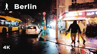 Berlin Night walk from Hermannplatz to Sonnenallee | Outside Walker | 4k
