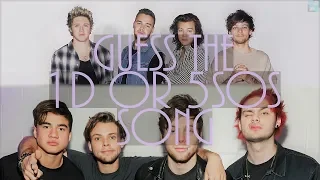 Guess the 1D or 5SOS song