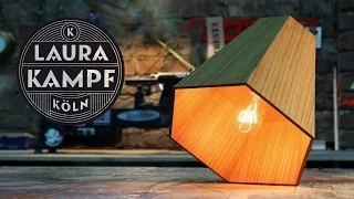 Laura´s Wooden Hexagon Lamp