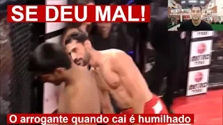 LUTADOR ARROGANTE É NOCAUTEADO EM 09 SEGUNDOS - MMA - UFC