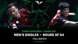 FULL MATCH | Tiago APOLONIA vs Dang QIU | MS R64 | #SaudiSmash 2024